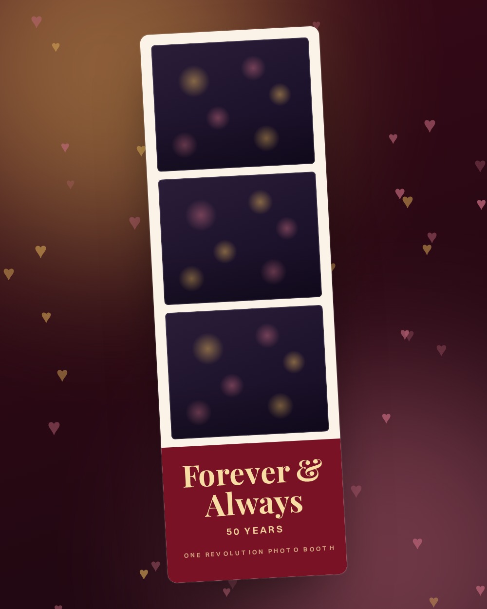 Anniversary photo booth template