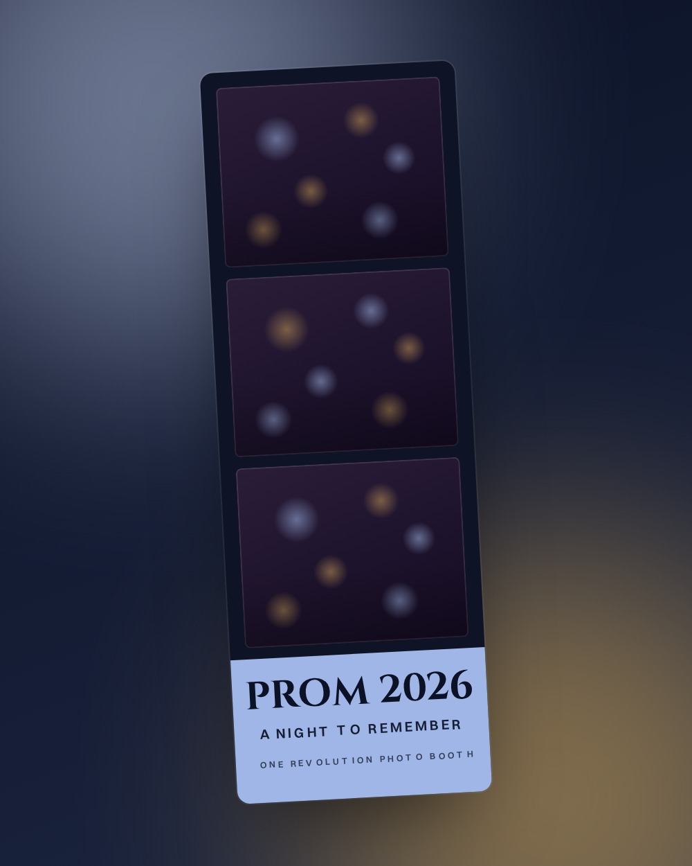 Prom Night photo booth template
